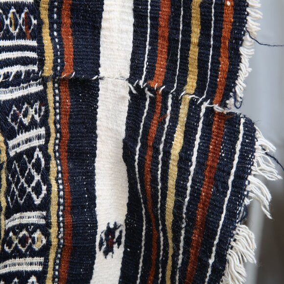 Rare Early 20th Century Khasa Arkilla Kerka Hand Woven Bridal Blanket Ma… - Picture 10 of 16